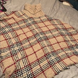 Brown plaid cover